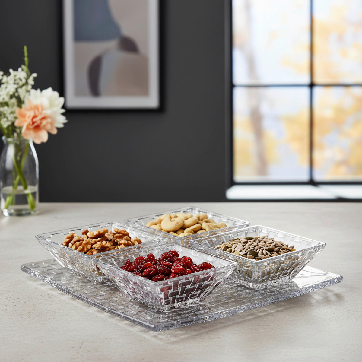 SKÅLSET Bossa Nova 5 delar  - transparent, Basics, glas (28/28cm) - Nachtmann