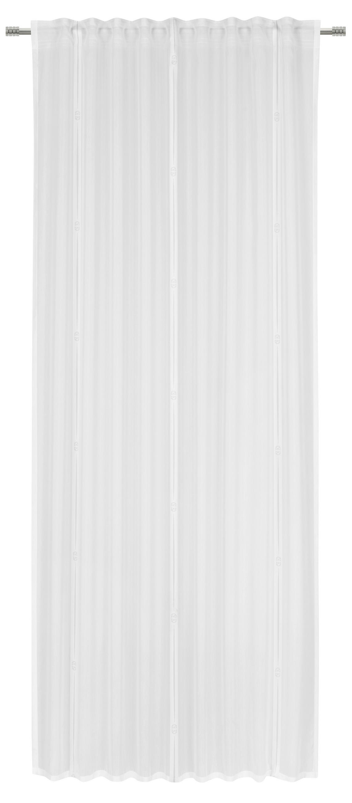 KÉSZFÜGGÖNY részben áttetsző  - szürke, Design, textil (140/260cm) - Dieter Knoll