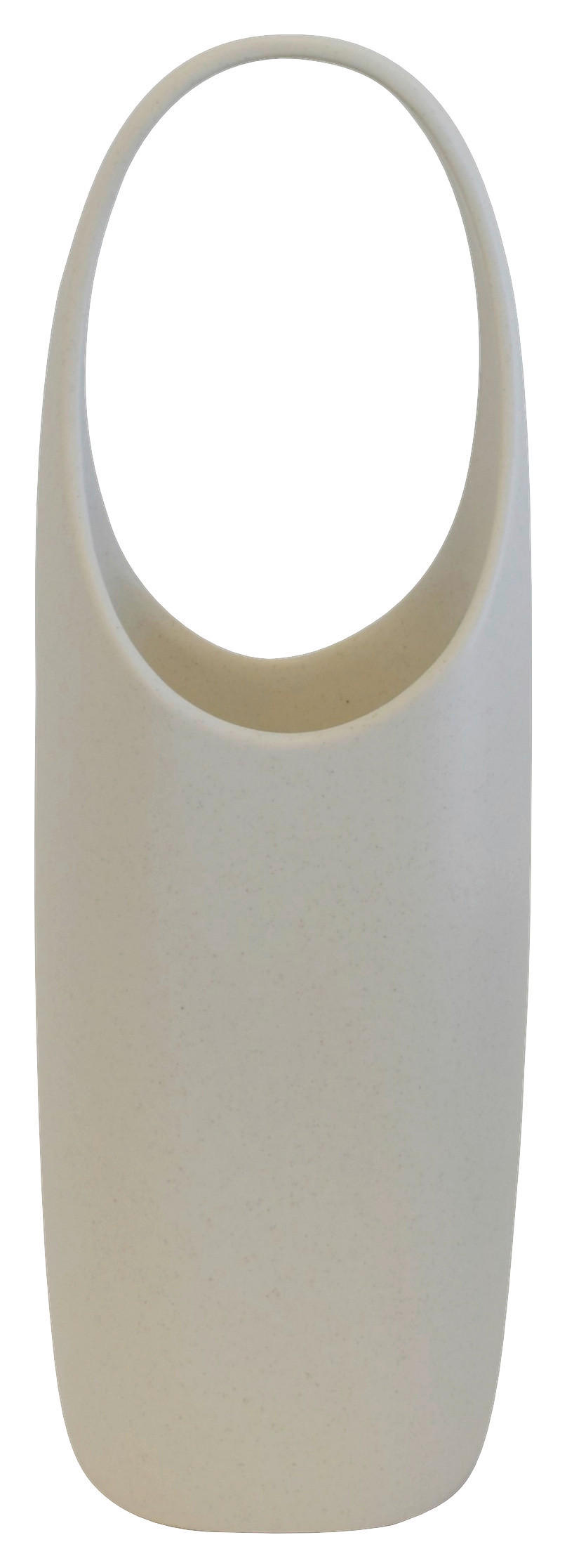 VASE 40.5 cm  - Weiß, Design, Keramik (14/40,5/11,5cm) - Ambia Home