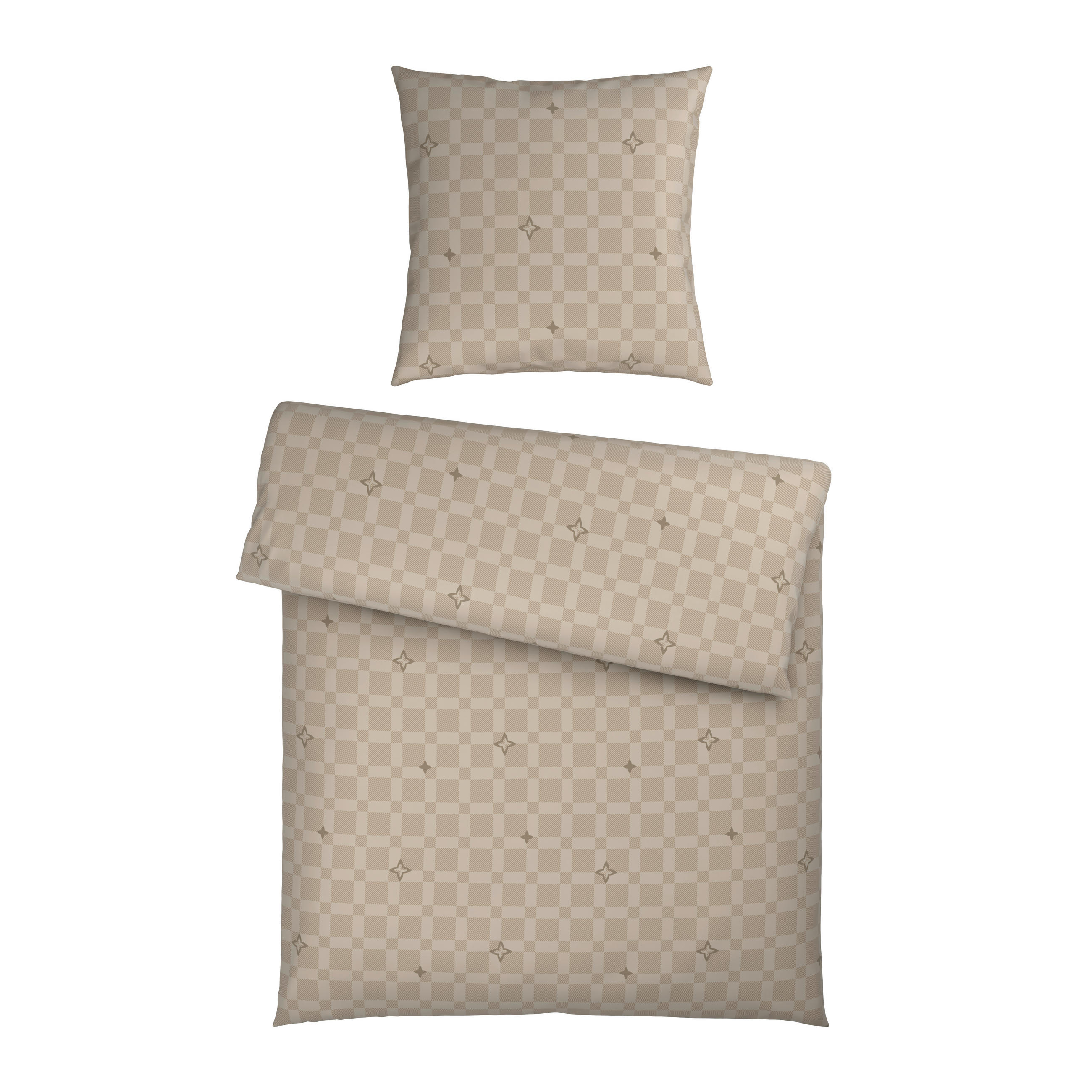 POSTELJNINA 140/200 cm saten krem barve  - krem barve, Design, tekstil (140/200cm) - Ambia Home