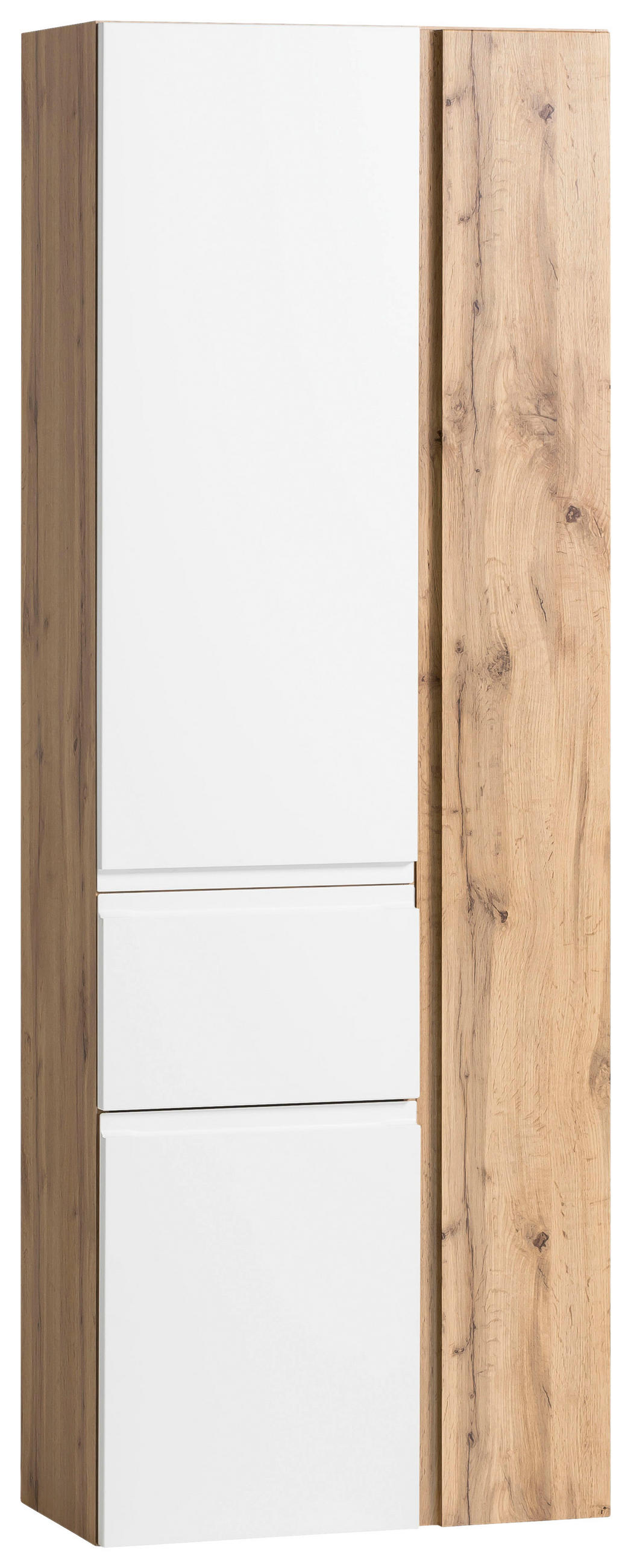 HOCHSCHRANK 65/180/35 cm  - Eiche Wotan/Weiß, MODERN, Holzwerkstoff (65/180/35cm) - Held
