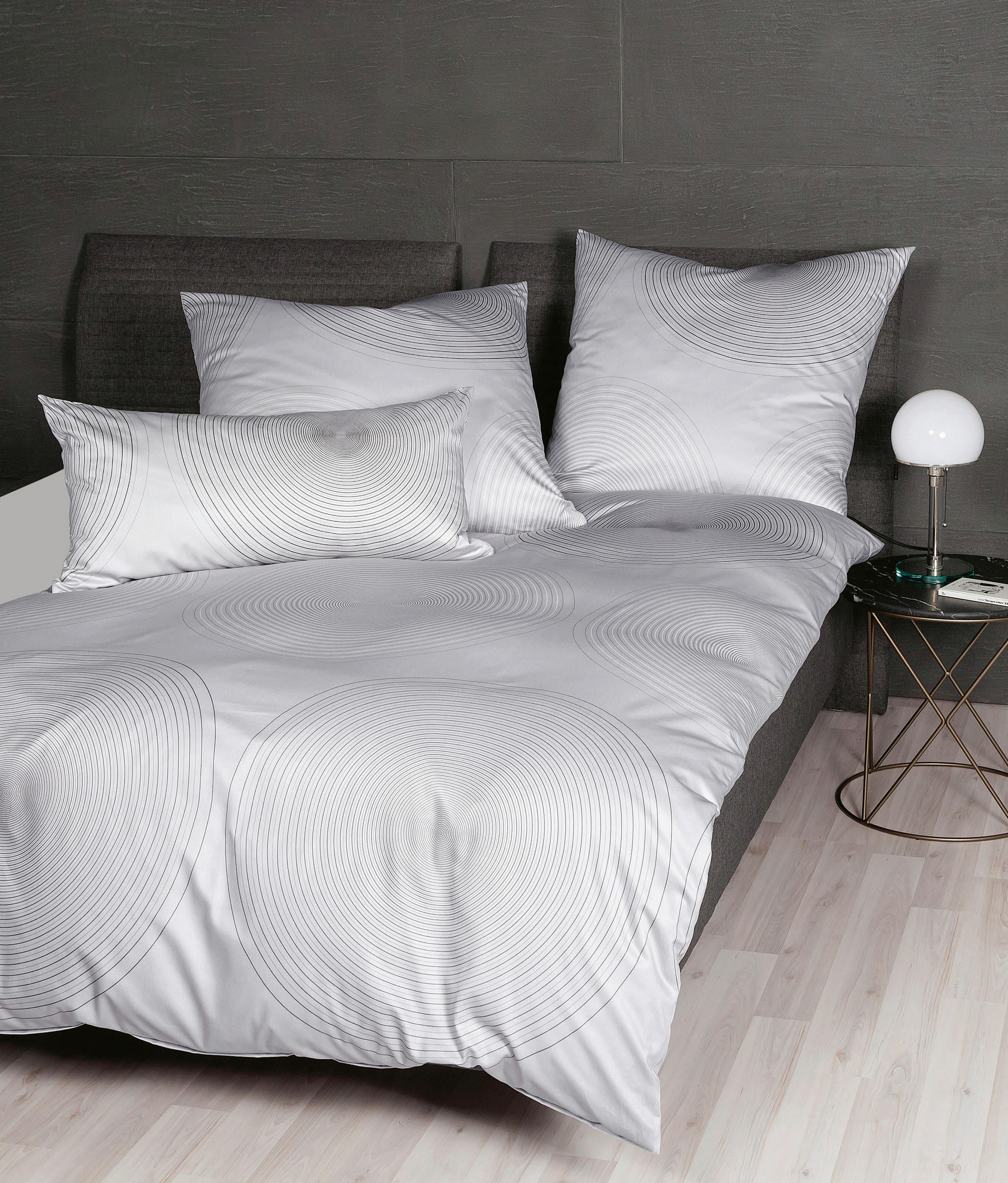 POSTELJINA 135/200 cm  MILANO  - boje platine/srebrne boje, Konvencionalno, tekstil (135/200cm) - Janine