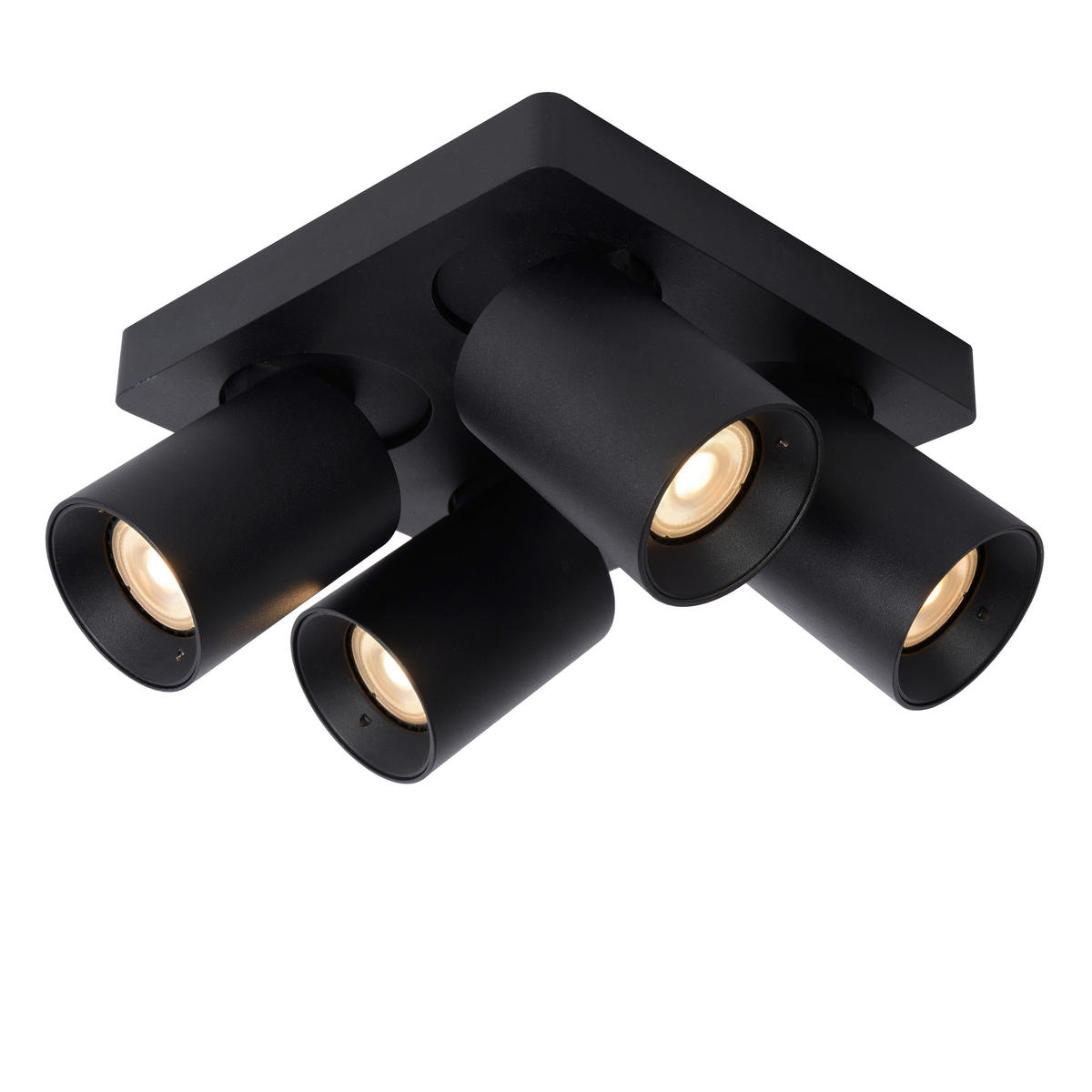 LED-STRAHLER 20/20/11.5 cm   - Schwarz, KONVENTIONELL, Metall (20/20/11.5cm) - Lucide