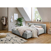 POLSTERBETT 160/200 cm, inkl.  in Grau  - Grau, Basics, Textil (160/200cm) - Boxxx