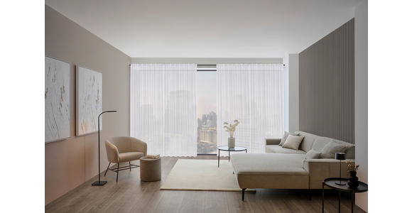 FERTIGVORHANG halbtransparent  - Weiß, Trend, Textil (140/260cm) - Dieter Knoll