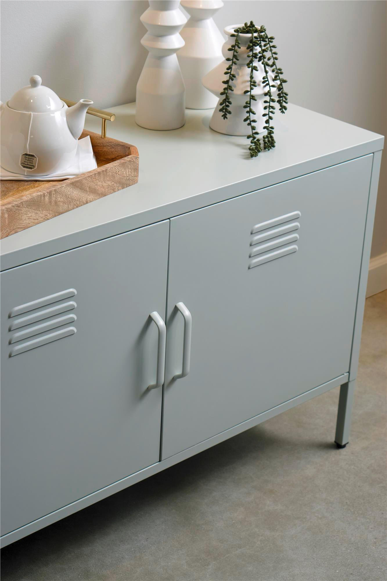 HIGHBOARD Mission District  in 100/64/40 cm  - Hellgrün, Design, Metall (100/64/40cm) - MID.YOU