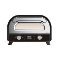 PIZZAOFEN  - Edelstahlfarben, Basics, Metall (44,5/30,4/55,3cm) - Nabo