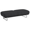 HOCKER Webstoff Graphitfarben  - Graphitfarben, Design, Textil/Metall (160/44/60cm) - Dieter Knoll