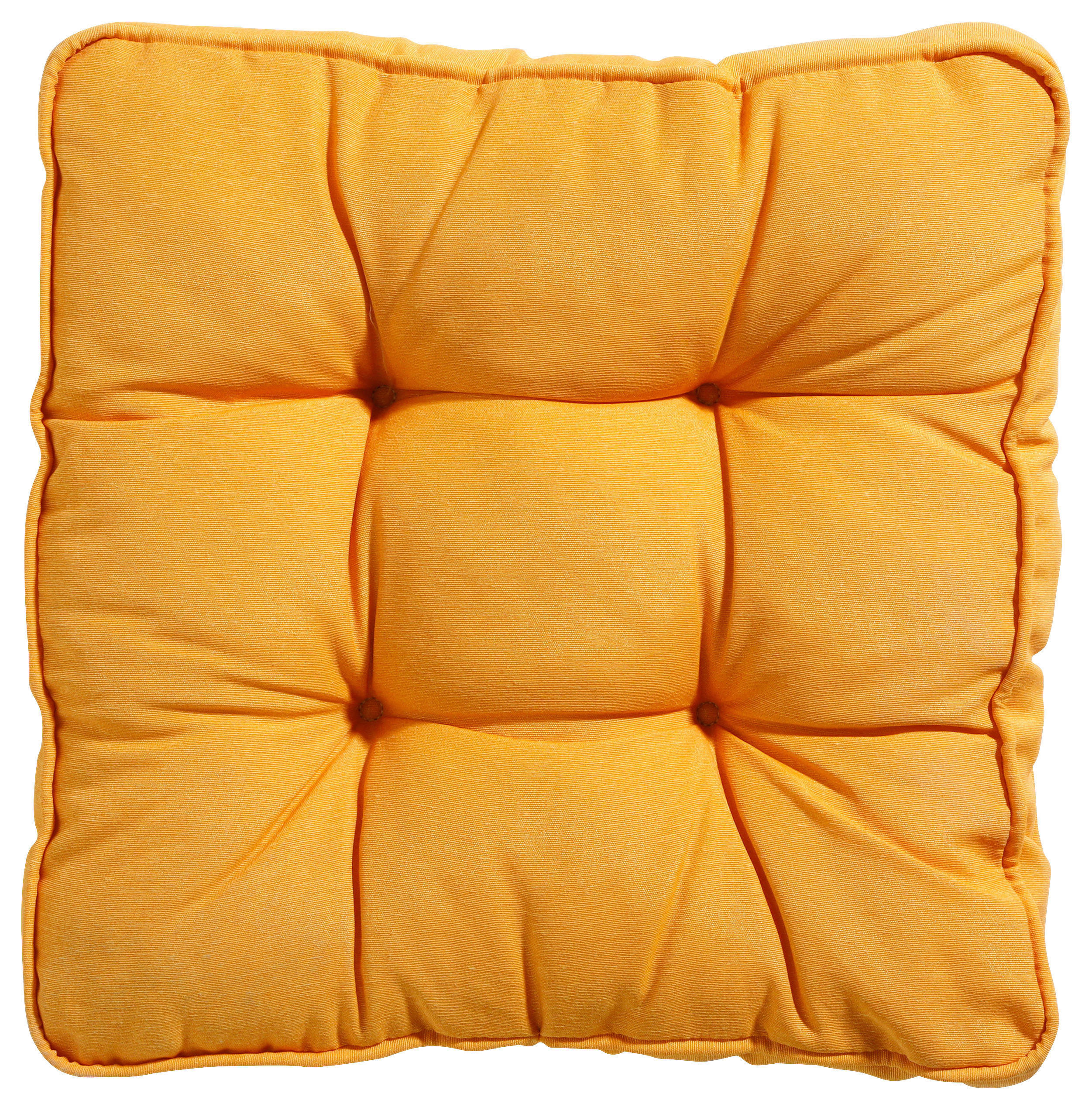 SITZKISSEN 47/47/6 cm    - Gelb, Basics, Textil (47/47/6cm)