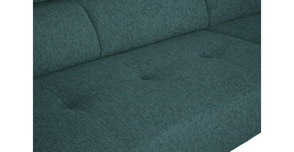ECKSOFA  in Chenille Blau  280/205 cm  - Blau/Schwarz, Design, Textil/Metall (280/205cm) - Xora