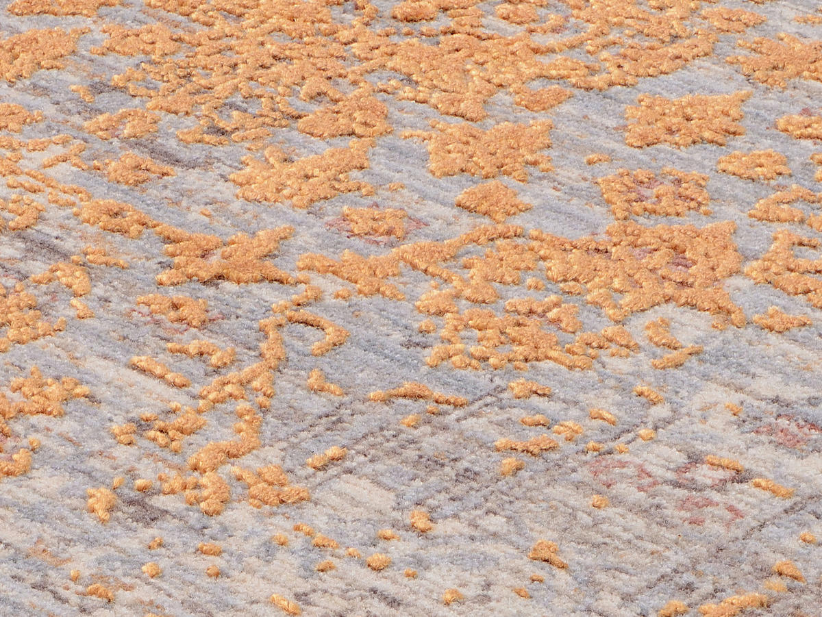 WEBTEPPICH 80/150 cm Tinto Grande Creme, Goldfarben  - Goldfarben/Creme, Design, Textil (80/150cm) - Dieter Knoll