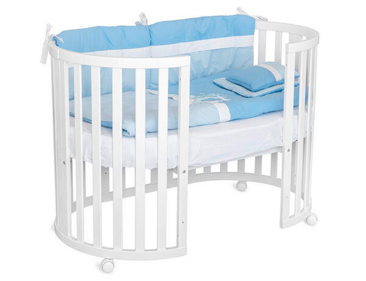 DJEČJI KREVETIĆ  GROW  - bijela, Basics, drvo (67/87/126cm)