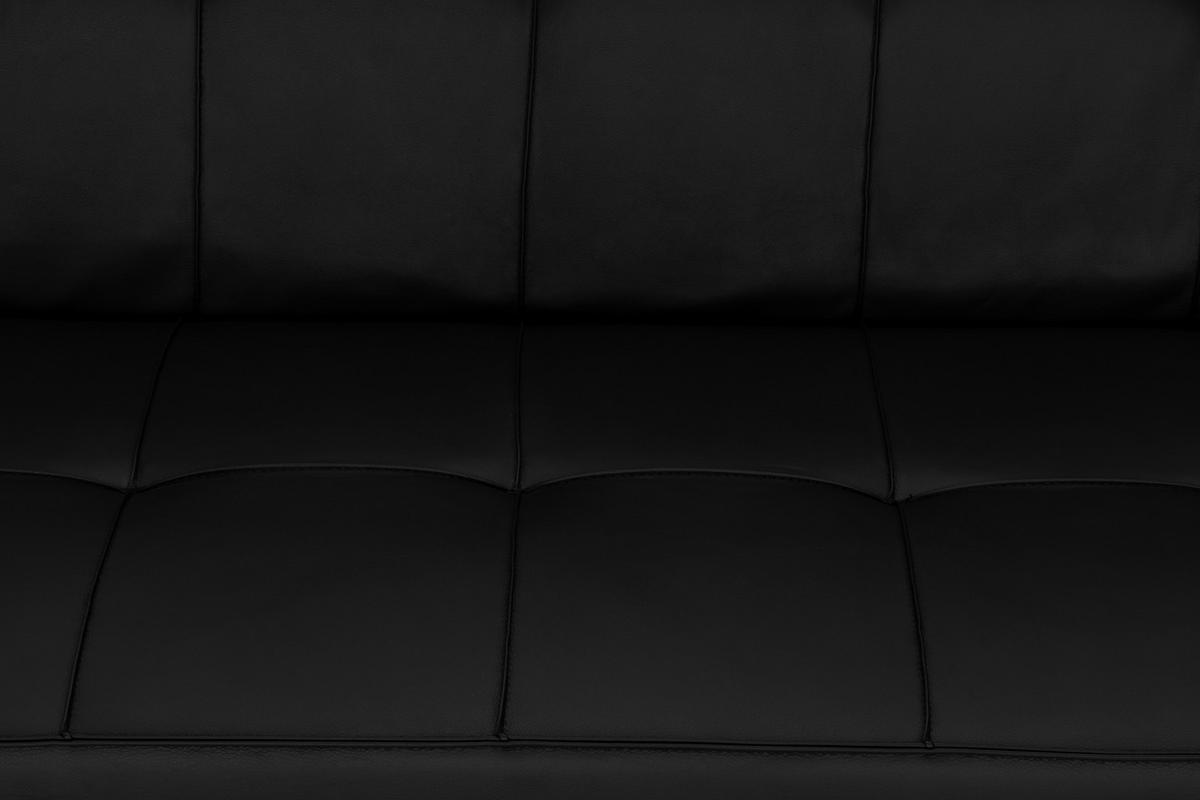 SCHLAFSOFA in Textil Schwarz  - Silberfarben/Schwarz, Basics, Textil/Metall (179/74/91cm) - P & B
