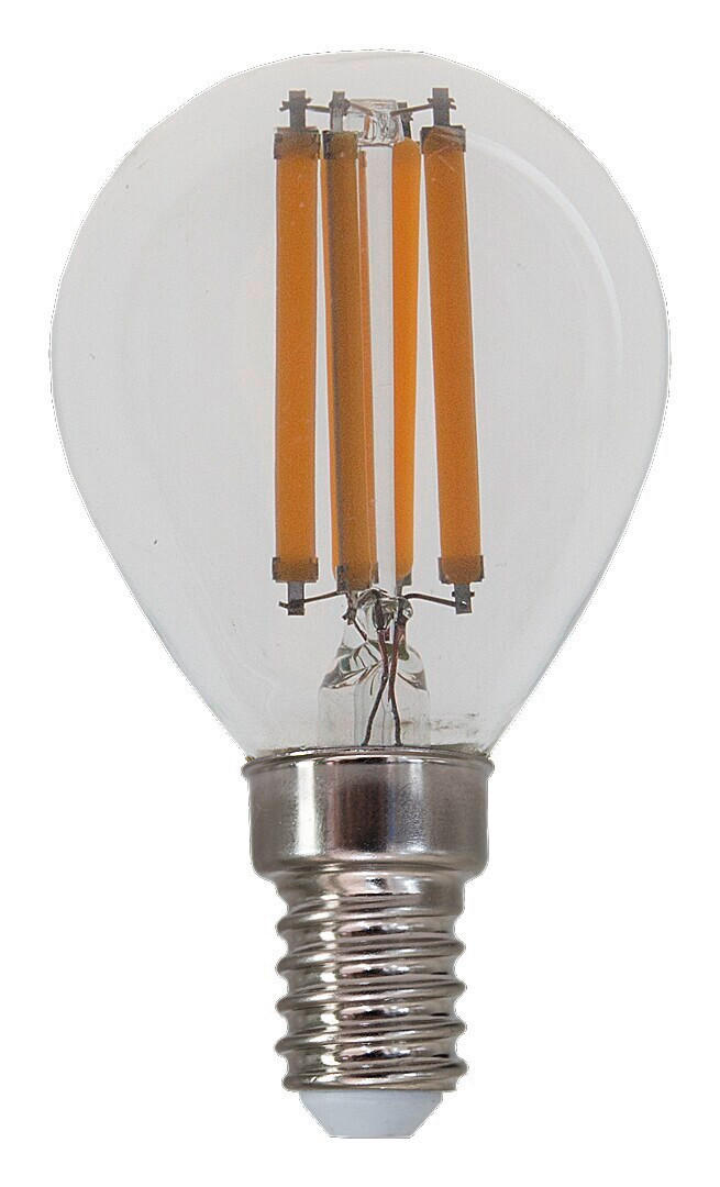 LED FILAMENT ŽARULJA - prozirno, Basics, staklo (4.5/7.5cm)
