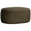 HOCKER in Textil Olivgrün  - Schwarz/Olivgrün, MODERN, Kunststoff/Textil (88/43/66cm) - Hom`in