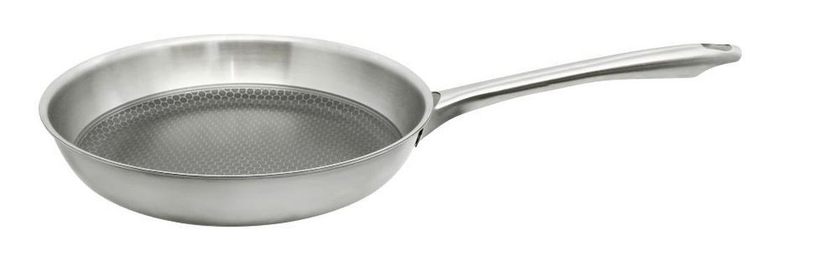 PFANNENSET Relief Passion Edelstahl 2-teilig  - Silberfarben, Basics, Metall - Johann Lafer