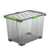 BOX MIT DECKEL EVO SAFE  - Anthrazit, KONVENTIONELL, Kunststoff (59/39,5/41,2cm) - Rotho