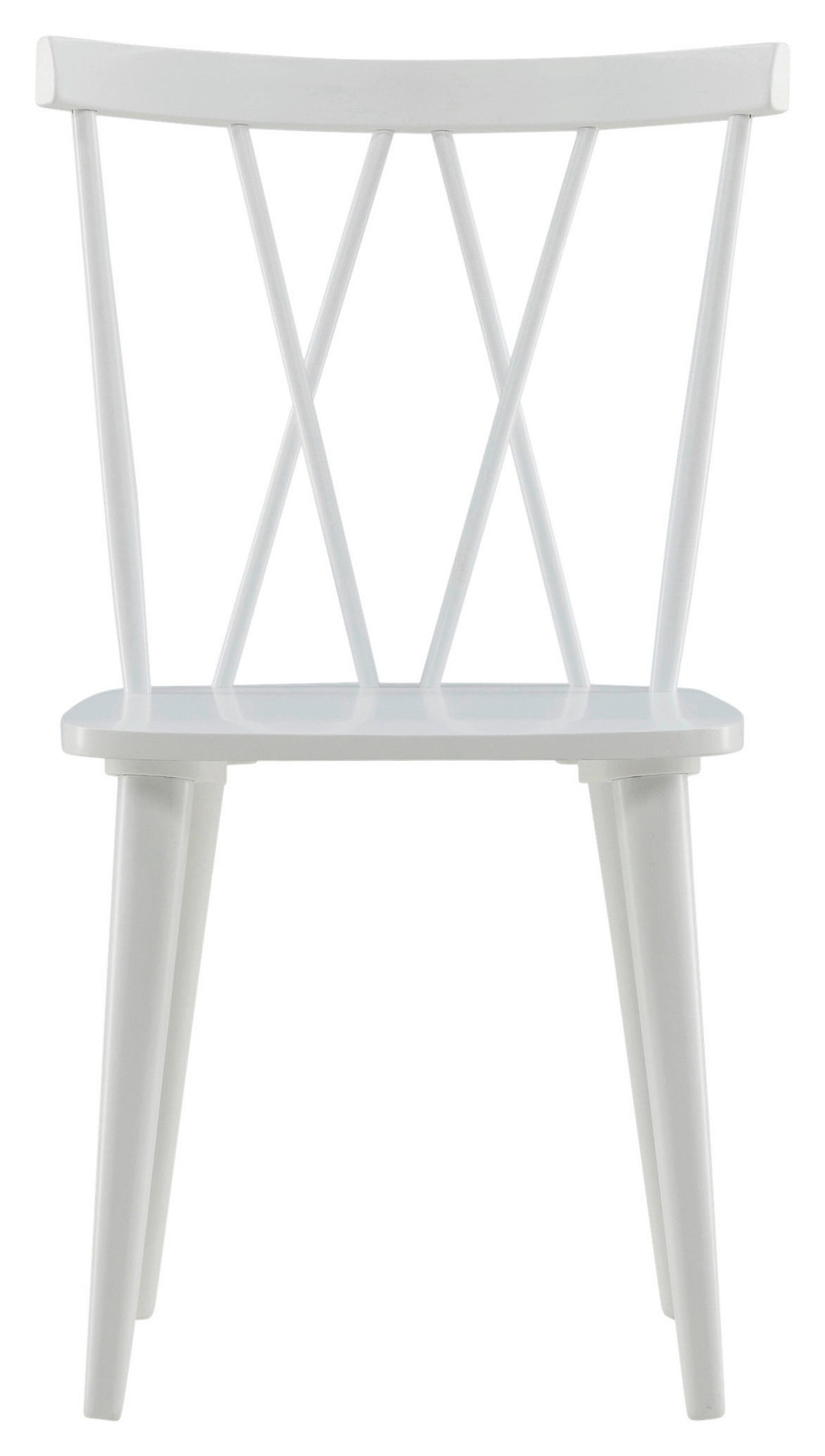 STOLSET 2 styck  - vit, Design, trä (53.5/86/50cm) - Livetastic