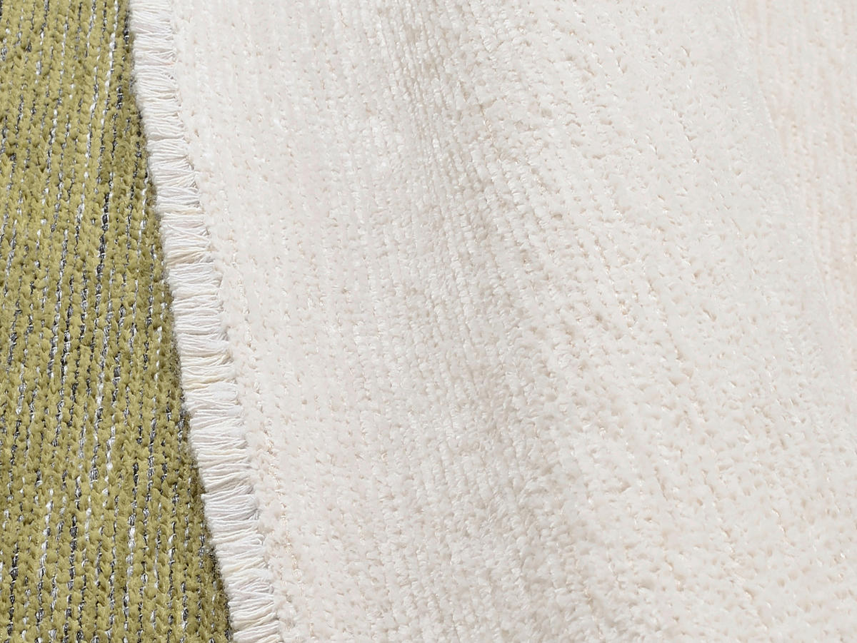 FLACHWEBETEPPICH 140/200 cm Creme, Grün  - Creme/Grün, Design, Textil (140/200cm) - Novel