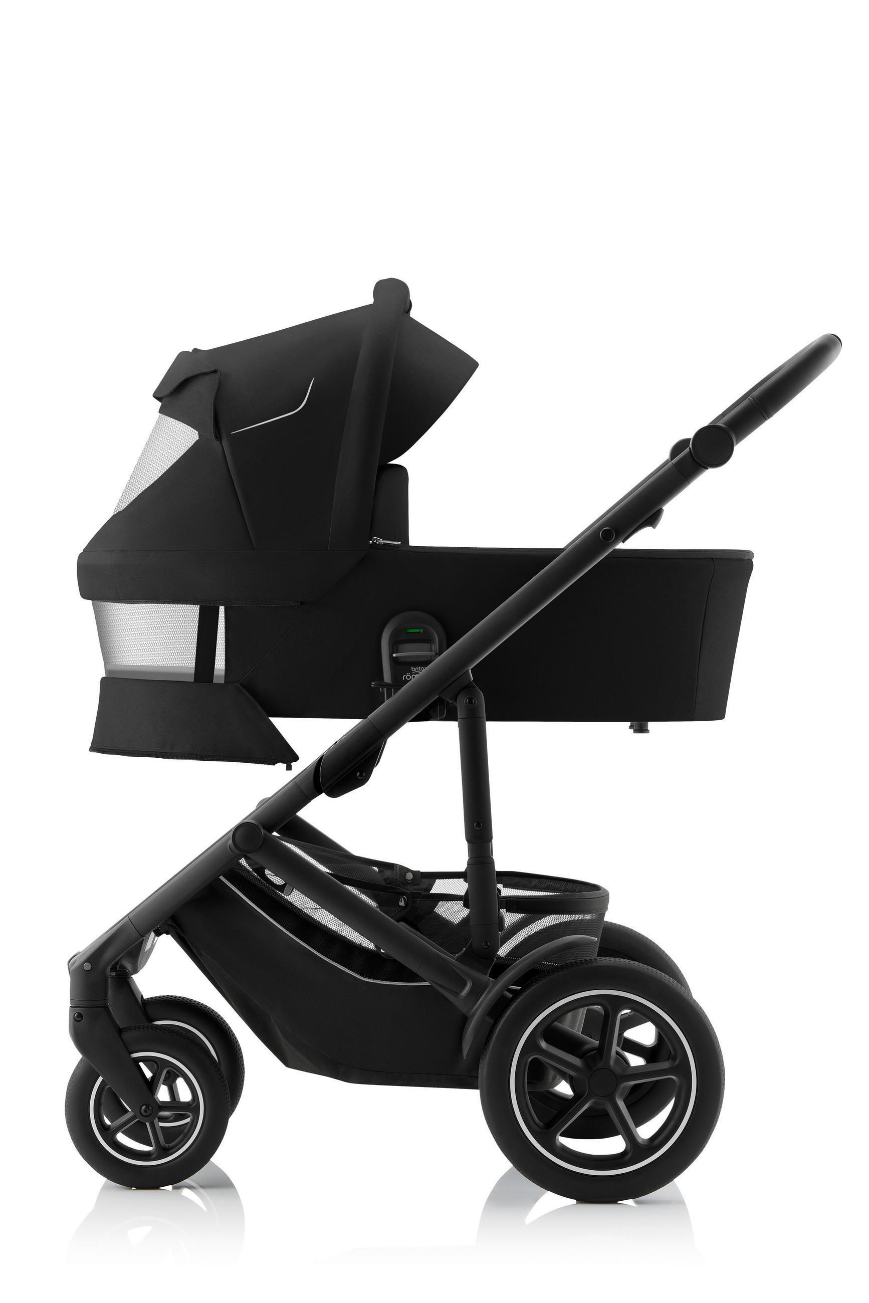 LIEGEWANNE - Schwarz, Basics, Textil/Metall (43/20/85,5cm) - Britax Römer