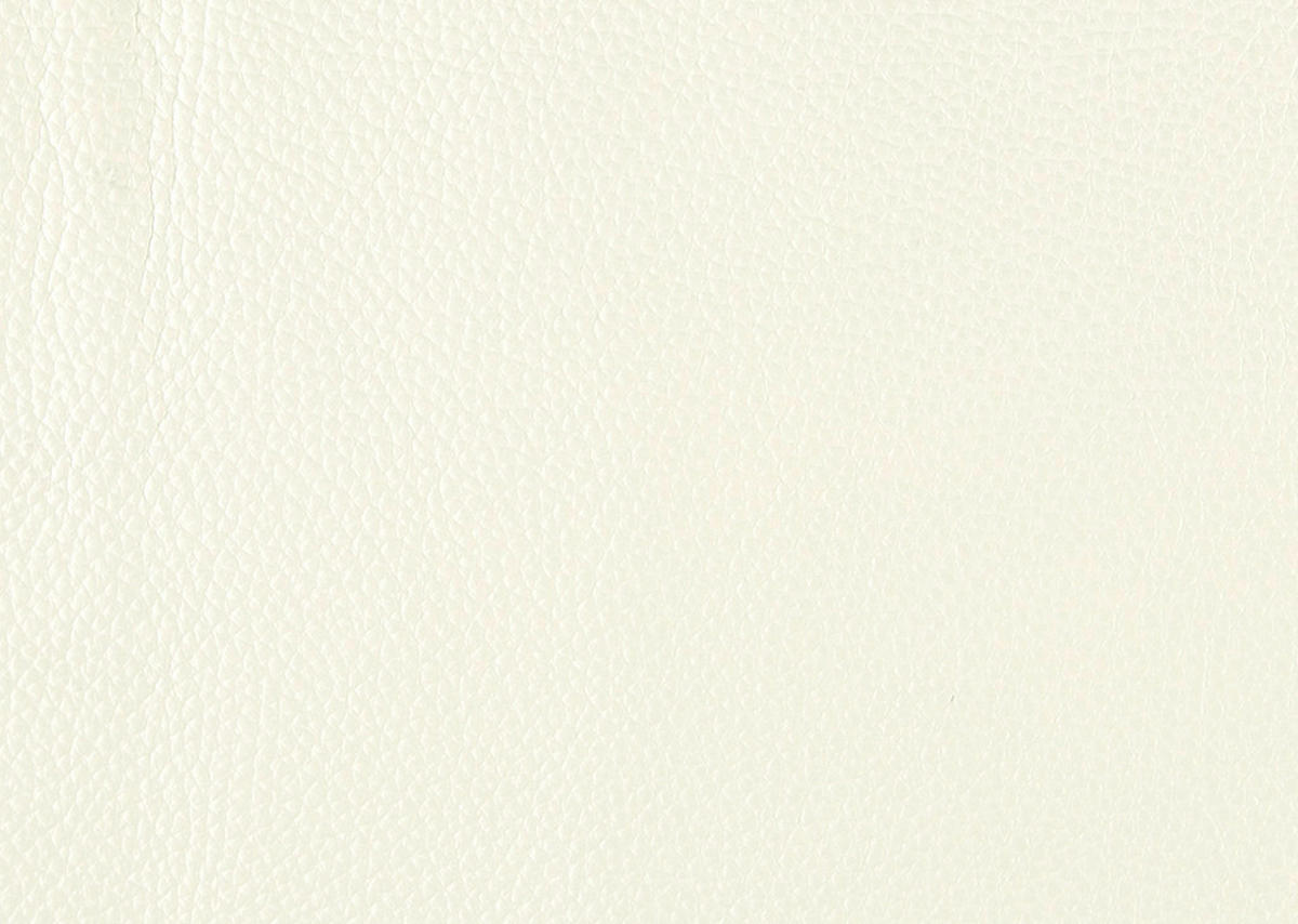 2,5-SITZER in Echtleder Weiss  - Weiss/Schwarz, Design, Leder/Metall (200/102/92cm) - Johann Jakob