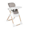 KOMBIHOCHSTUHL Mimzy Recline Naturfarben, Weiß, Graubraun Walnut Wood  - Graubraun/Naturfarben, Basics (57/104/78cm) - Joie