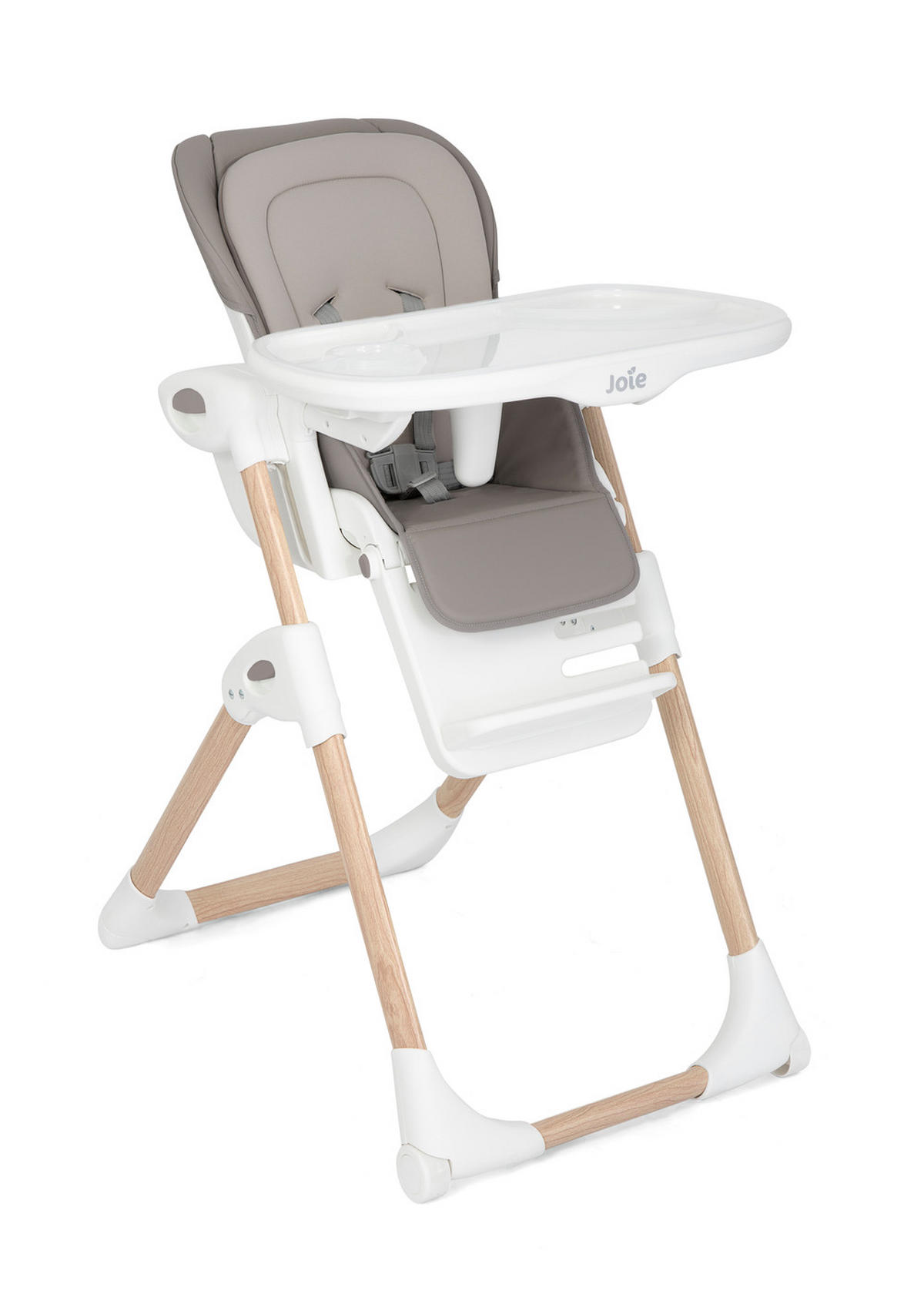 KOMBIHOCHSTUHL Mimzy Recline Naturfarben, Weiß, Graubraun Walnut Wood  - Graubraun/Naturfarben, Basics (57/104/78cm) - Joie