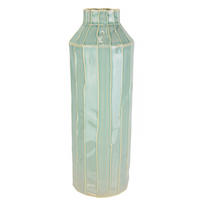 VASE  - Hellblau, Basics, Keramik (12/35/12cm)
