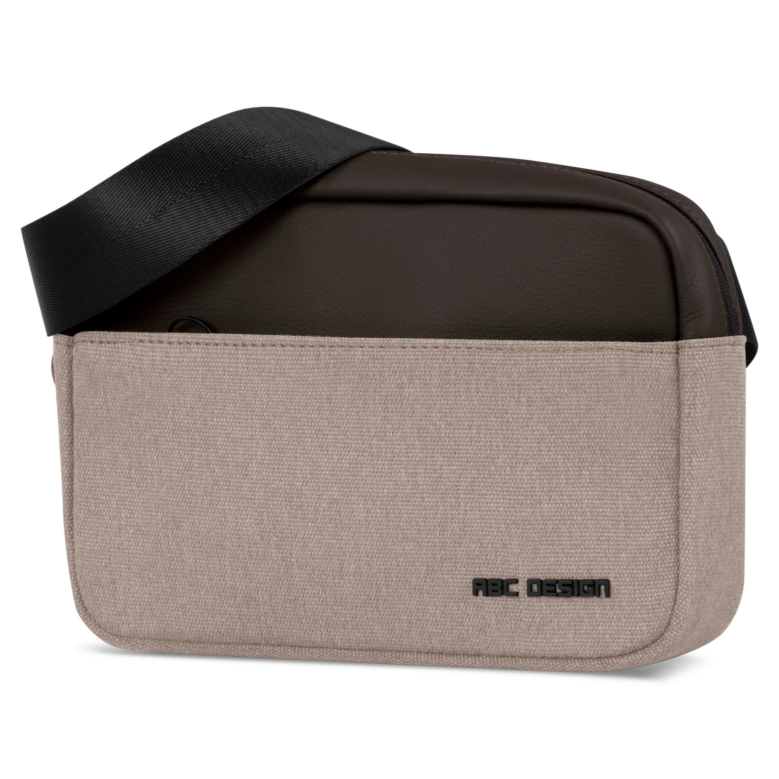 SCHULTERTASCHE Hip bag  - Beige, Basics, Textil (6/22.5/15cm) - ABC Design