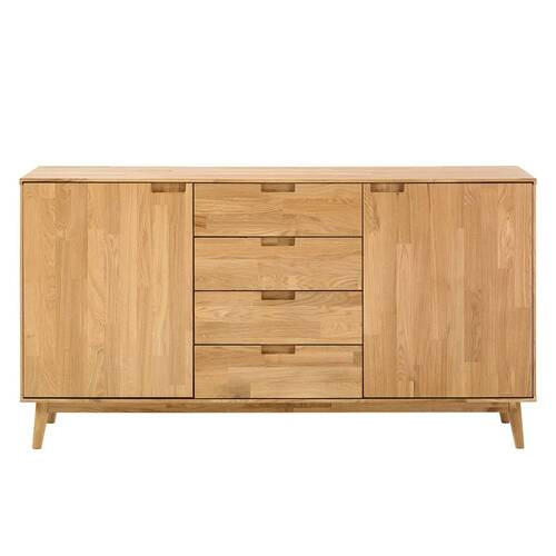 SIDEBOARD Wildeiche  160/89,1/40 cm  - Wildeiche, Natur, Holz (160/89,1/40cm) - Lomoco