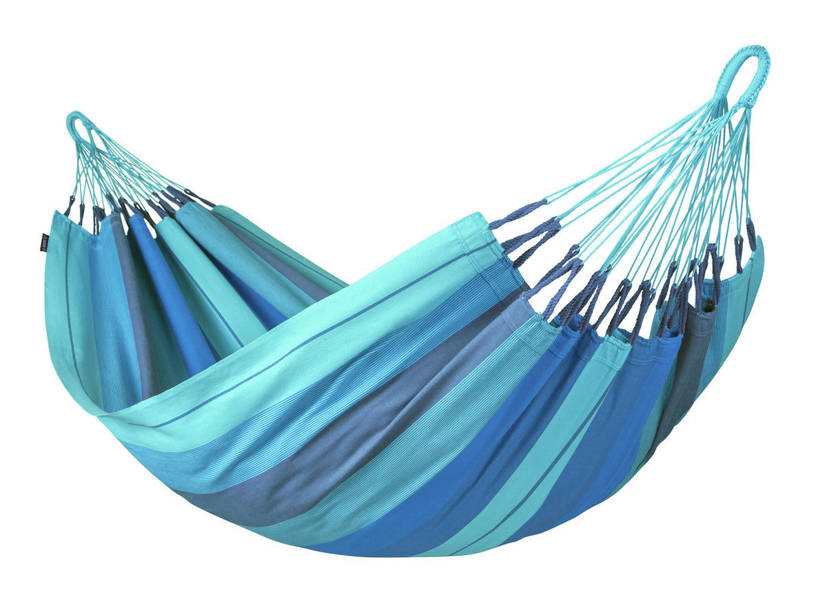 HOJDACIA SIEŤ  - svetlomodrá/modrá, Konventionell, textil (140/300cm) - La Siesta