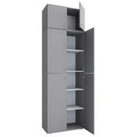 AKTENSCHRANK Grau  - Grau, MODERN, Holzwerkstoff (70/223/39cm) - MID.YOU