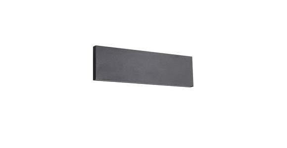 LED-WANDLEUCHTE 28/4,5/8 cm  - Schwarz, Design, Kunststoff/Metall (28/4,5/8cm) - Novel