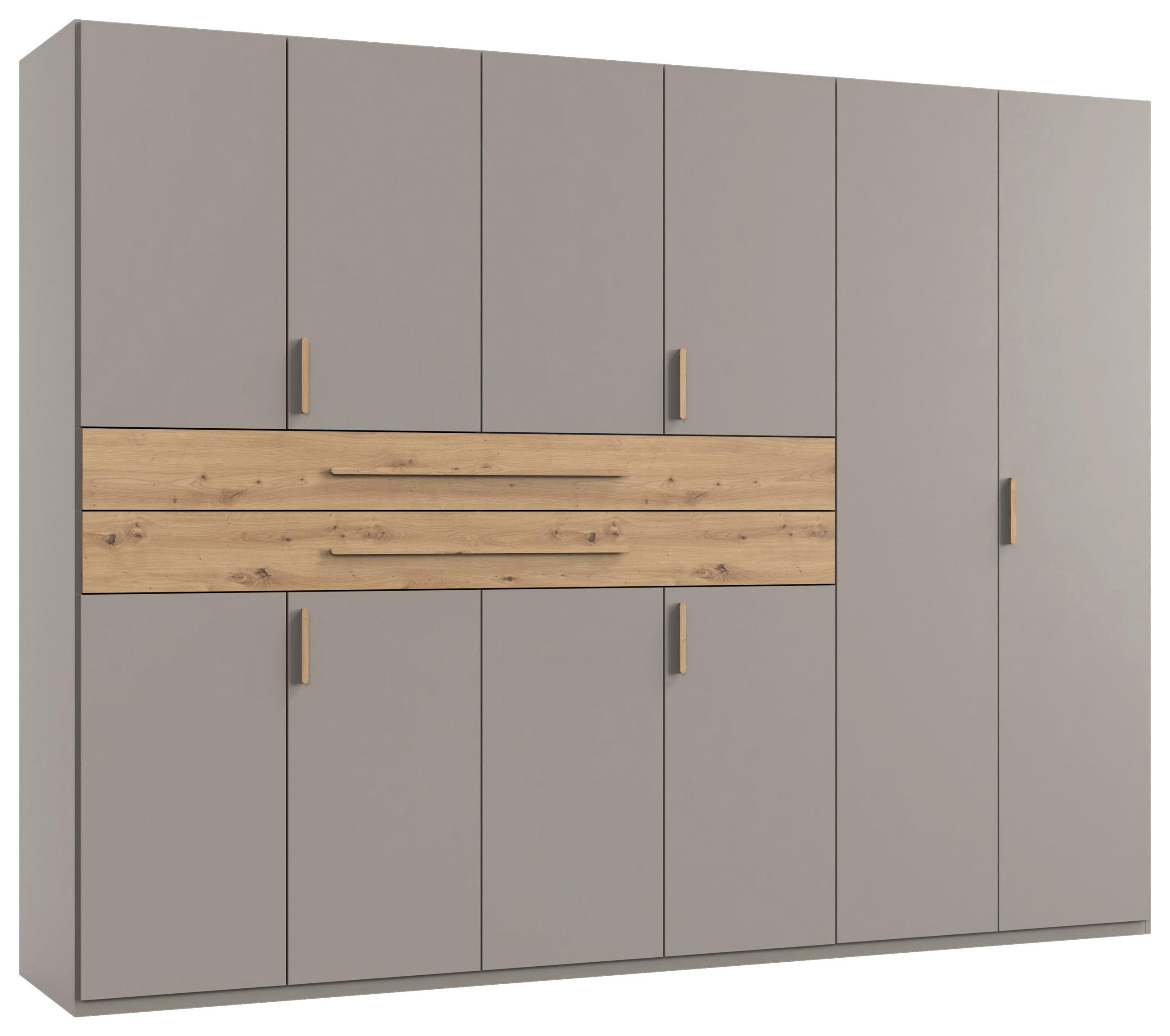 KLEIDERSCHRANK 270/208/65 cm,  in Sahara, Eiche Artisan, 10-türig  - Eiche Artisan/Sahara, Design, Holzwerkstoff (270/208/65cm) - Boxxx