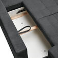 ECKSOFA  in Webstoff Dunkelgrau  - Dunkelgrau/Schwarz, KONVENTIONELL, Kunststoff/Textil (282/162cm) - Carryhome