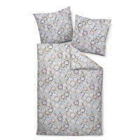 BETTWÄSCHE Makosatin 135/200 cm  - Multicolor, Design, Textil (135/200cm) - Janine