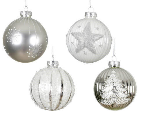 SET BOULE DE NOËL  - Basics (8/8/8cm)