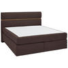 BOXSPRINGBETT 180/200 cm  in Eichefarben, Dunkelbraun  - Eichefarben/Dunkelbraun, KONVENTIONELL, Holz/Kunststoff (180/200cm) - Dieter Knoll