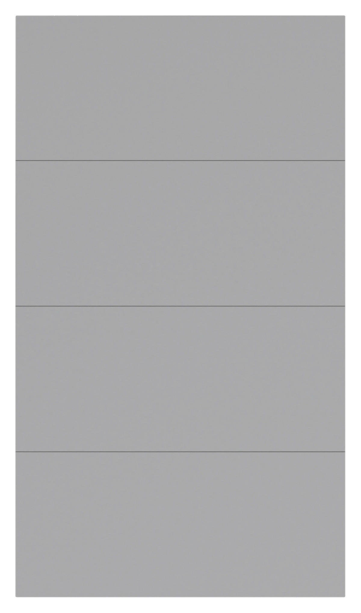 ČELNÍ PANEL - SADA,  - světle šedá, Konvenční, kompozitní dřevo (114/202cm) - Hom`in