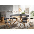 ECKBANK 170/160 cm  in Grau, Wildeiche  - Wildeiche/Eichefarben, Design, Holz/Textil (170/160cm) - Venda