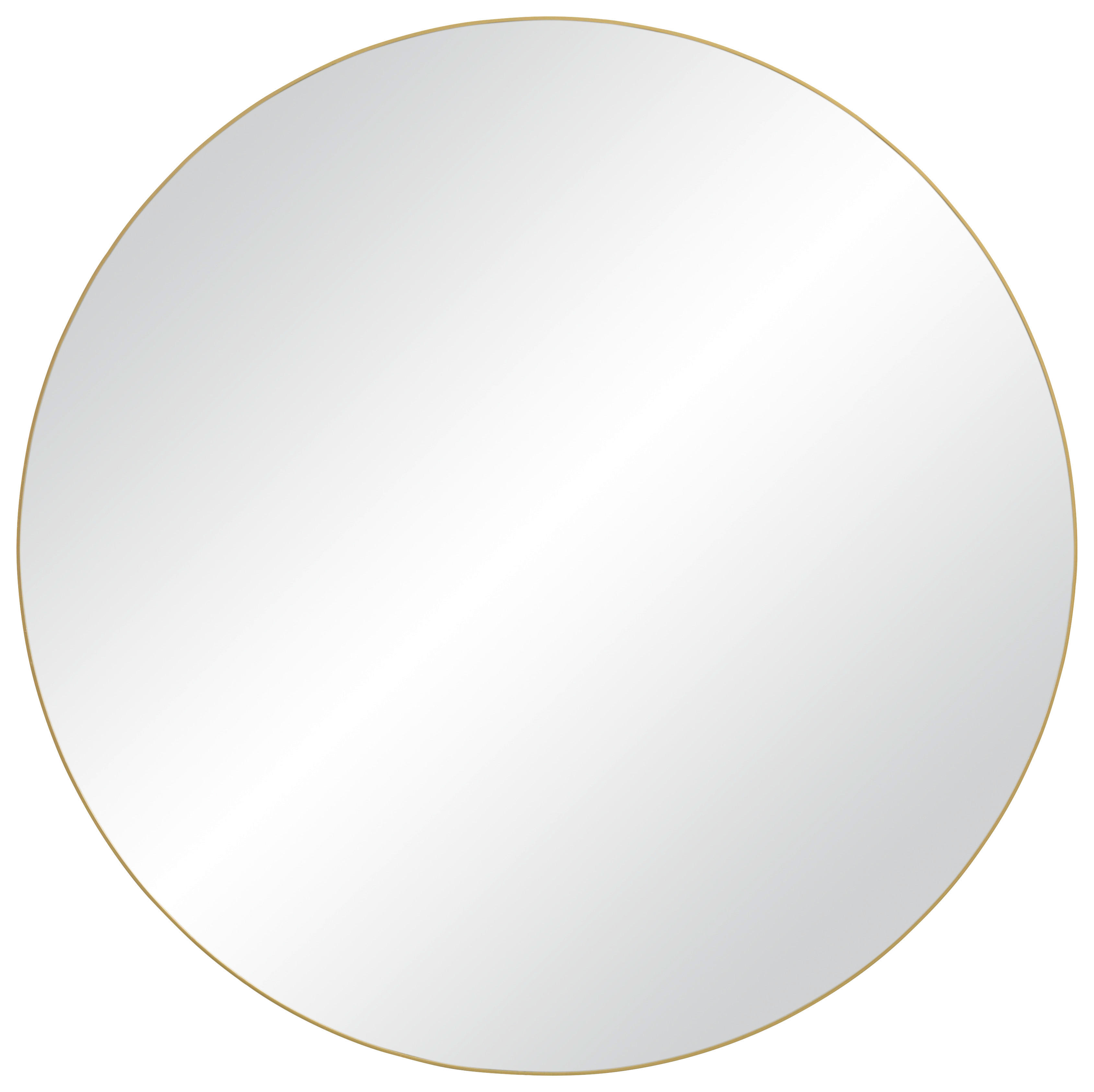 VÄGGSPEGEL    - guldfärgad, Design, metall/glas (80,5cm) - Xora