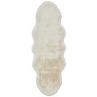 BLANĂ ARTIFICIALĂ  Luna Double  - alb, Trend, textil/blană (55/160cm) - Novel