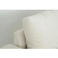 WOHNLANDSCHAFT Beige Chenille  - Beige/Schwarz, KONVENTIONELL, Textil/Metall (160/340/188cm) - Xora