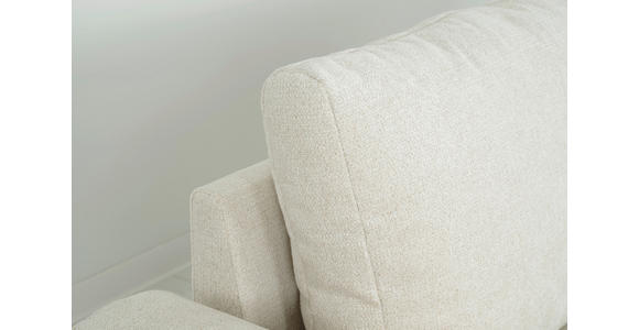 WOHNLANDSCHAFT Beige Chenille  - Beige/Schwarz, KONVENTIONELL, Textil/Metall (160/340/188cm) - Xora