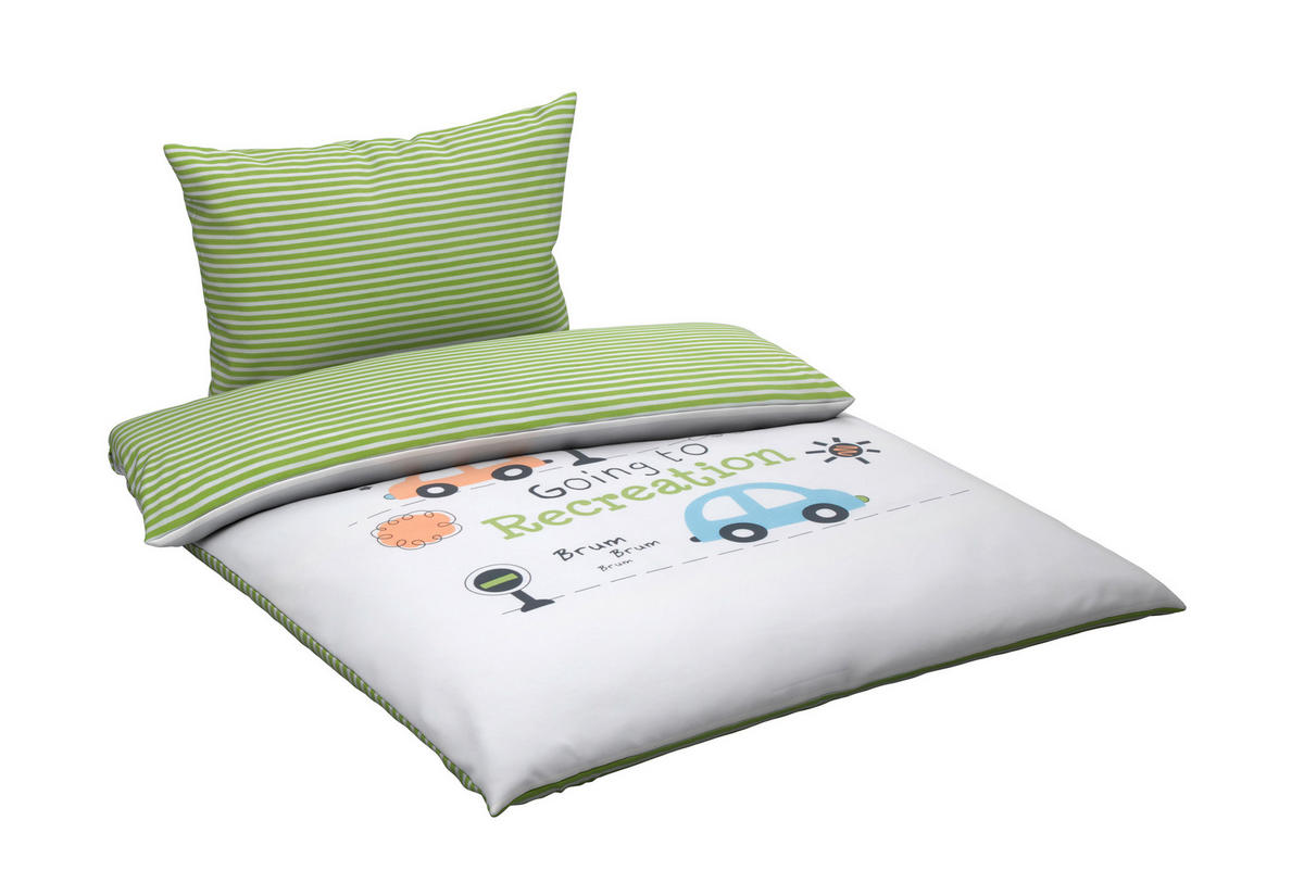 POSTELJINA ZA BEBE  100/135 cm    - zelena, Osnovno, tekstil (100/135cm) - Patinio