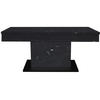 COUCHTISCH in Metall, Holzwerkstoff  - Schwarz/Eiche Artisan, Design, Holzwerkstoff/Metall (110/58-77/60cm) - MID.YOU