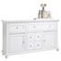 SIDEBOARD Kiefer massiv lackiert Weiß - Edelstahlfarben/Weiß, LIFESTYLE, Holz/Metall (161/88/42cm) - Landscape SIDEBOARD Kiefer massiv lackiert Weiß - Edelstahlfarben/Weiß, LIFESTYLE, Holz/Metall (161/88/42cm) - Landscape