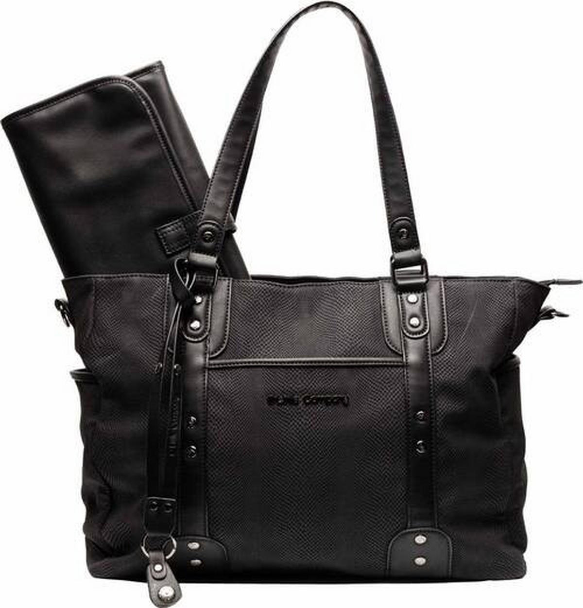 TORBA ZA PREVIJANJE  Little Company   - crna, Trend, tekstil/plastika (30/40/14cm)