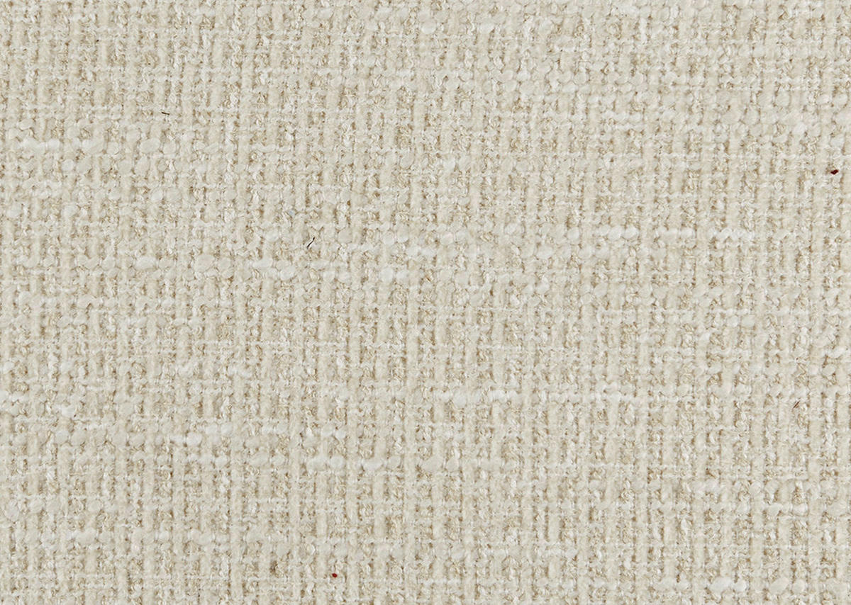 ECKSOFA Flachgewebe Creme  - Creme/Schwarz, Design, Kunststoff/Textil (264/185cm) - Belluti