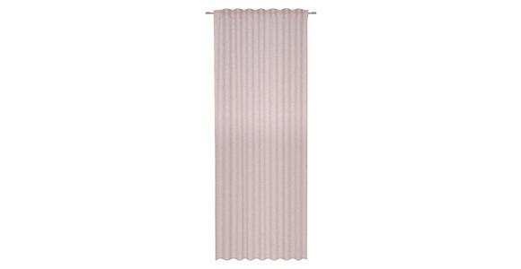 FERTIGVORHANG transparent - Rosa, Basics, Textil (140/245cm) - Esposa
